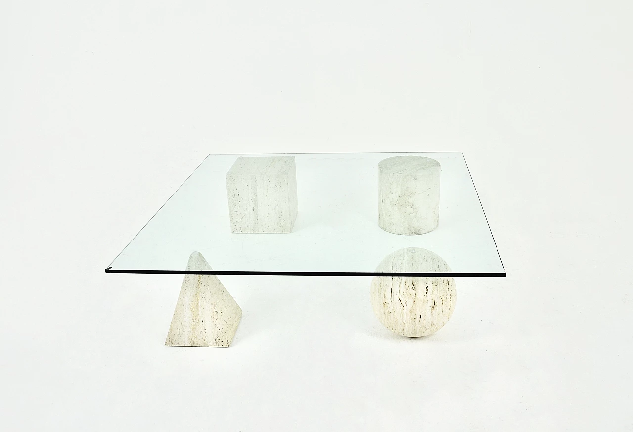 Coffee table in Metafora by Vignelli for Casiglio- style, 1970s 4