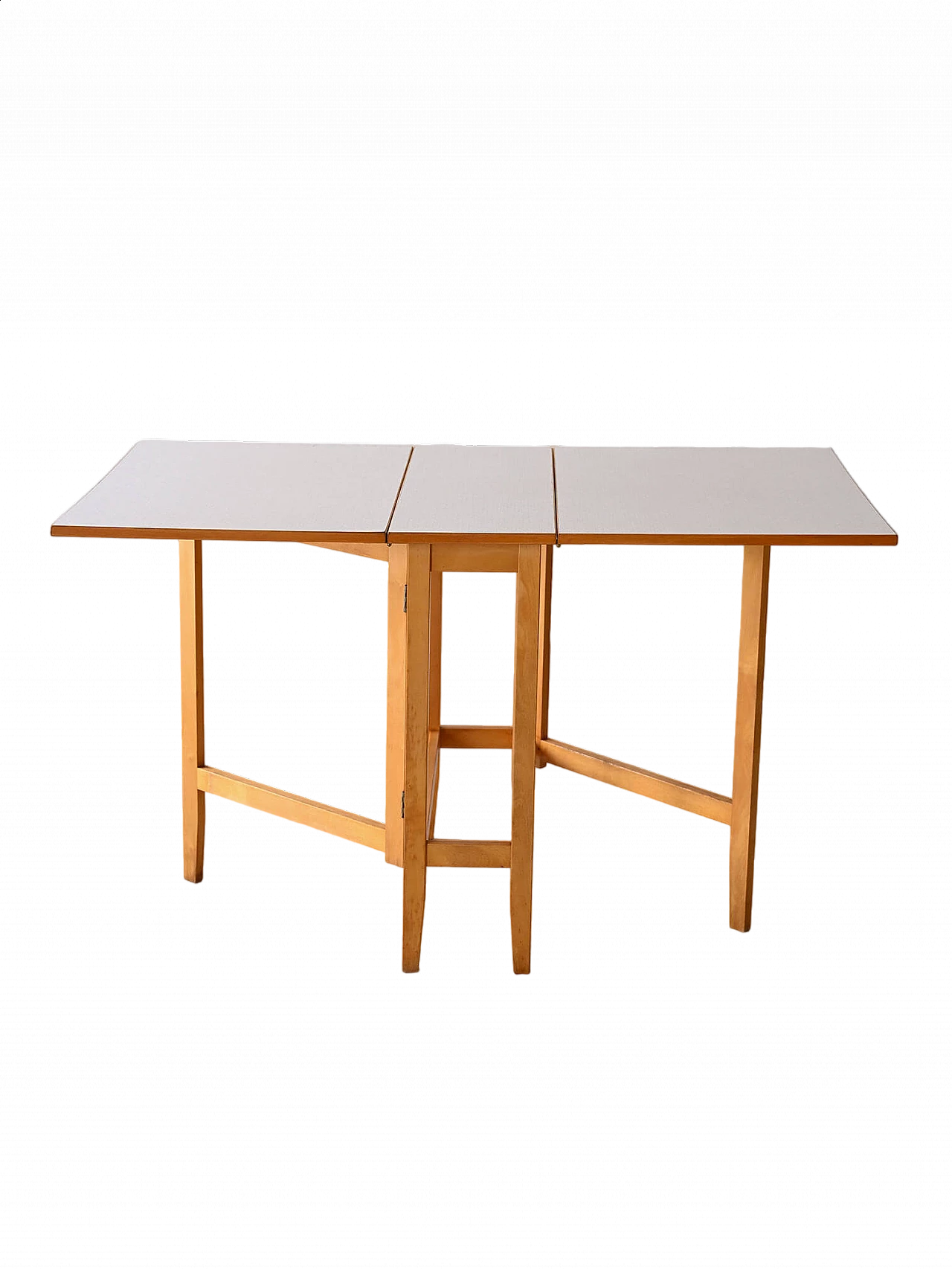 Extendable teak table with formica top, 1960s 9