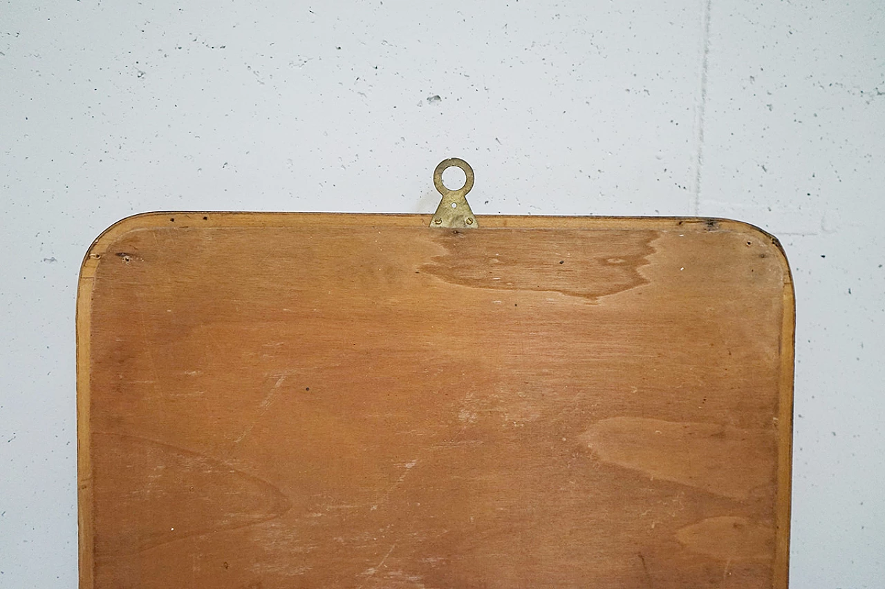 Specchiera in cartella di radica di noce, inizio '900 7