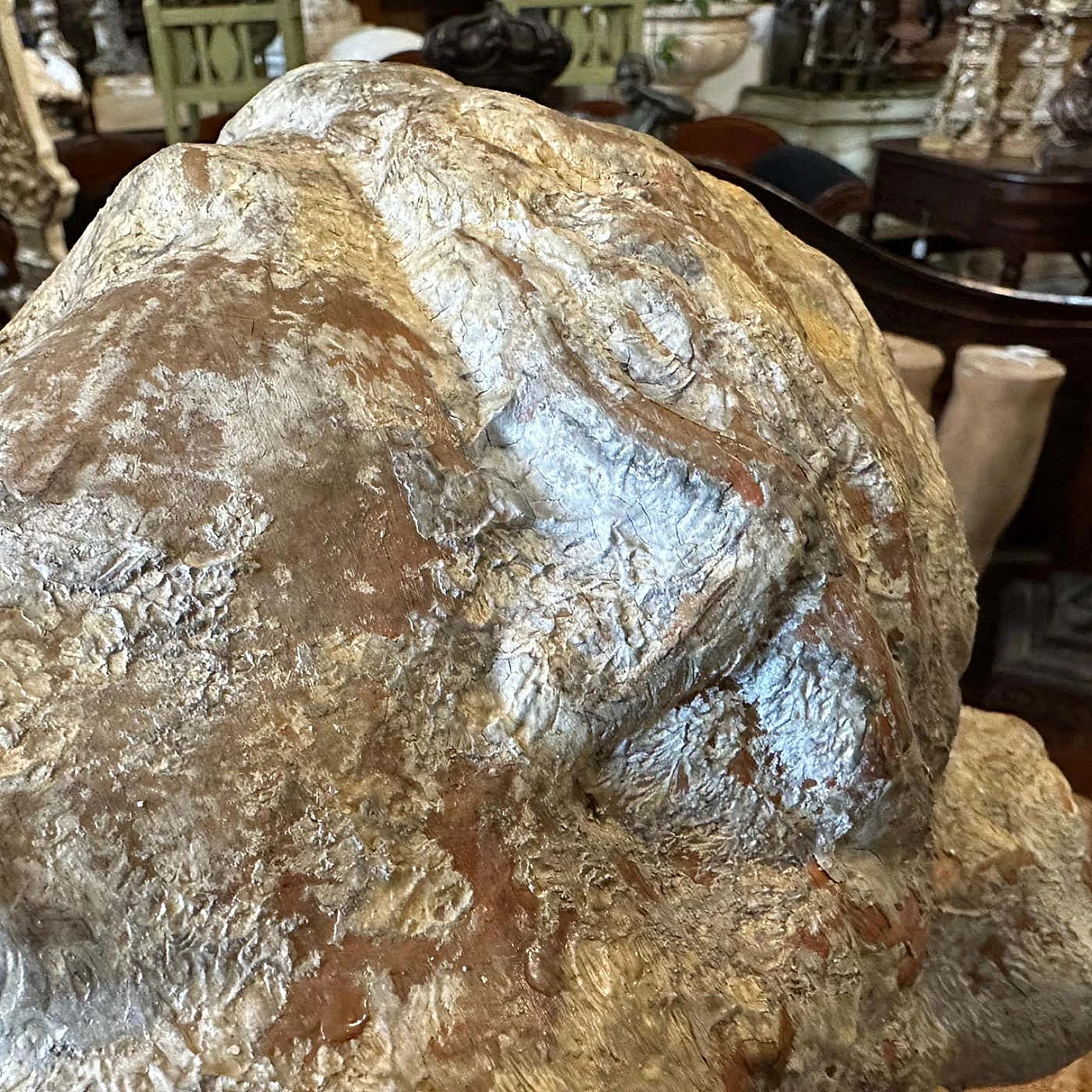 Sicilian terracotta woman's head, 1930s 4