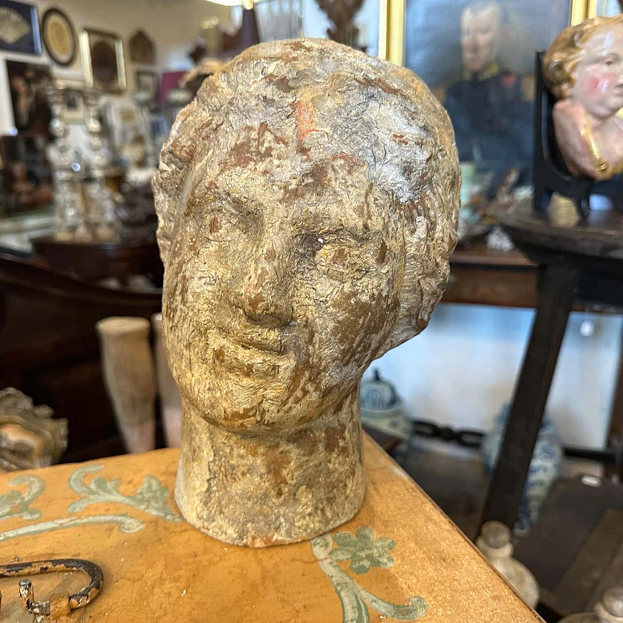 Sicilian terracotta woman's head, 1930s 9