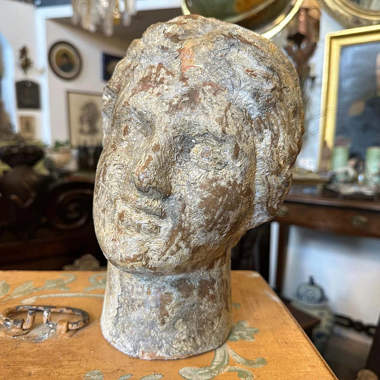 Sicilian terracotta woman's head, 1930s 10