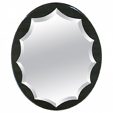 Oval wall mirror, 1960s