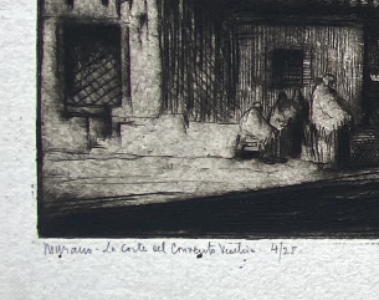 Bianchi Barriviera, Murano - Corte del Convento Vecchio, stampa, 1933 2