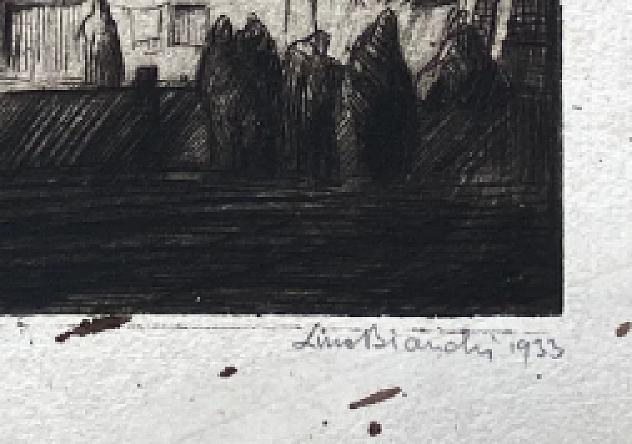 Bianchi Barriviera, Murano - Corte del Convento Vecchio, stampa, 1933 3