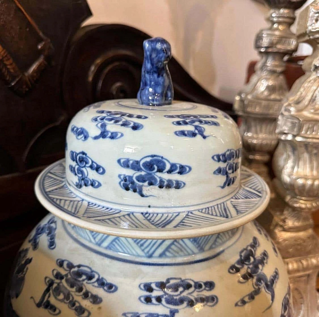 Coppia di vasi da zenzero in ceramica cinese, anni '60 3
