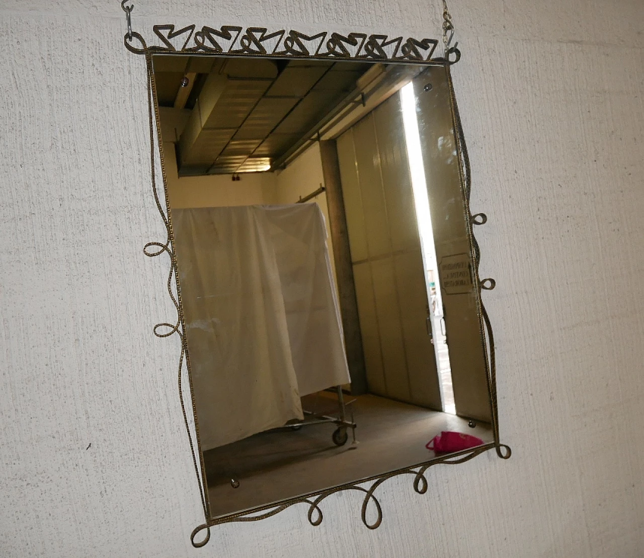 Iron mirror by Pier Luigi Colli, 1950s 6