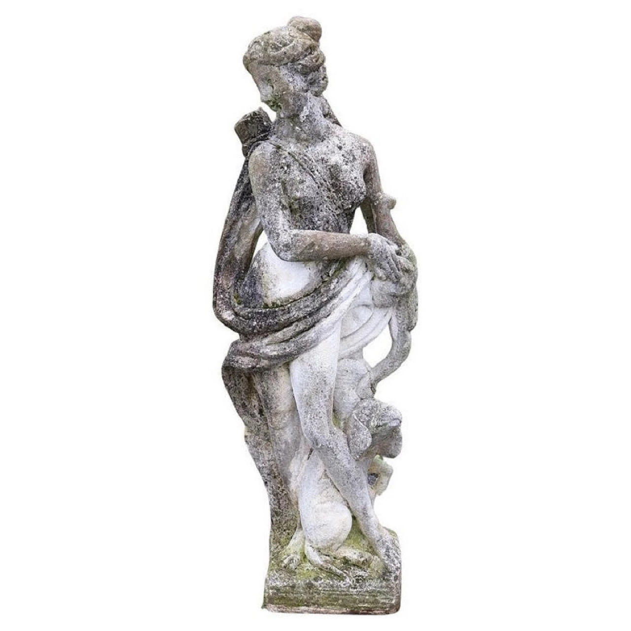 Garden statue Diana goddess of the hunt, early 20th century 1