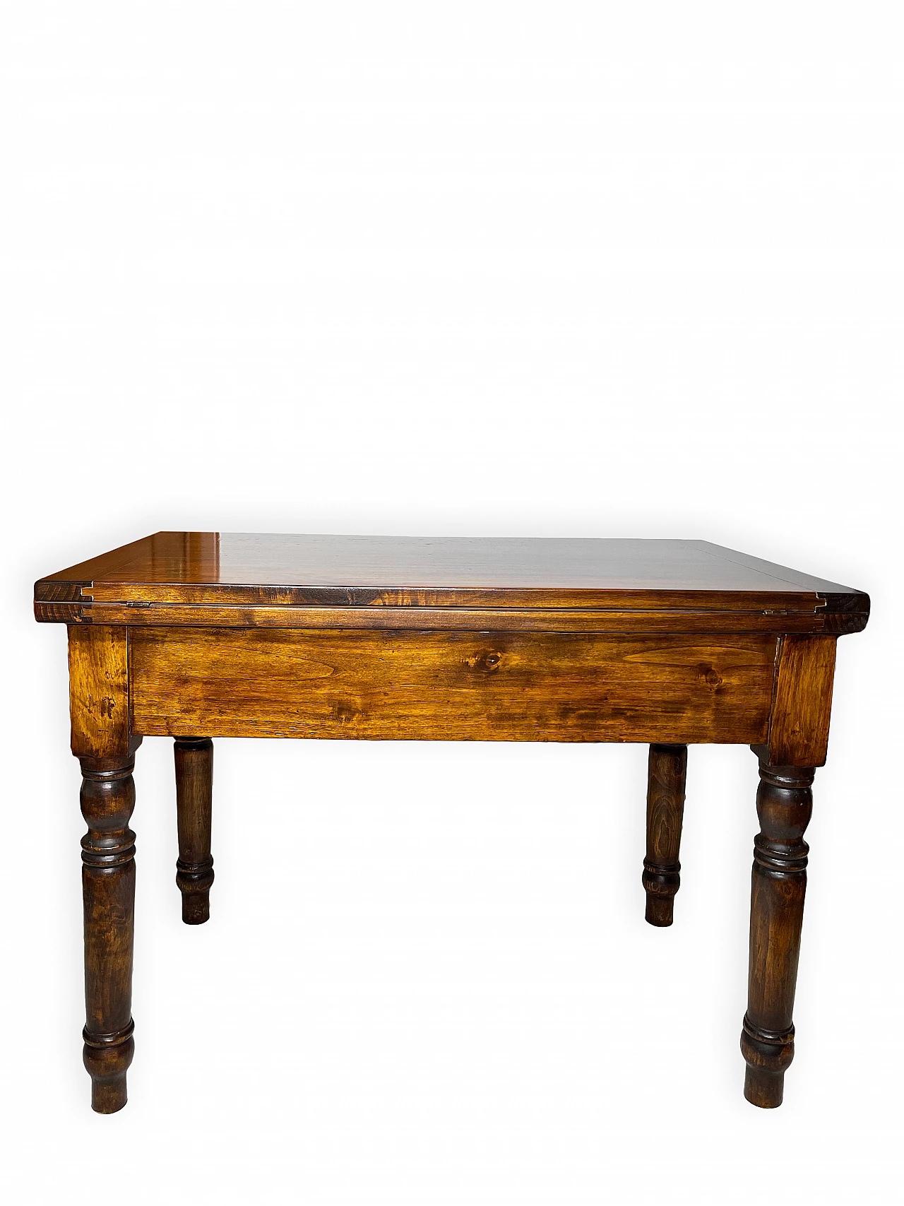 Extending table in national walnut, 1950s 9