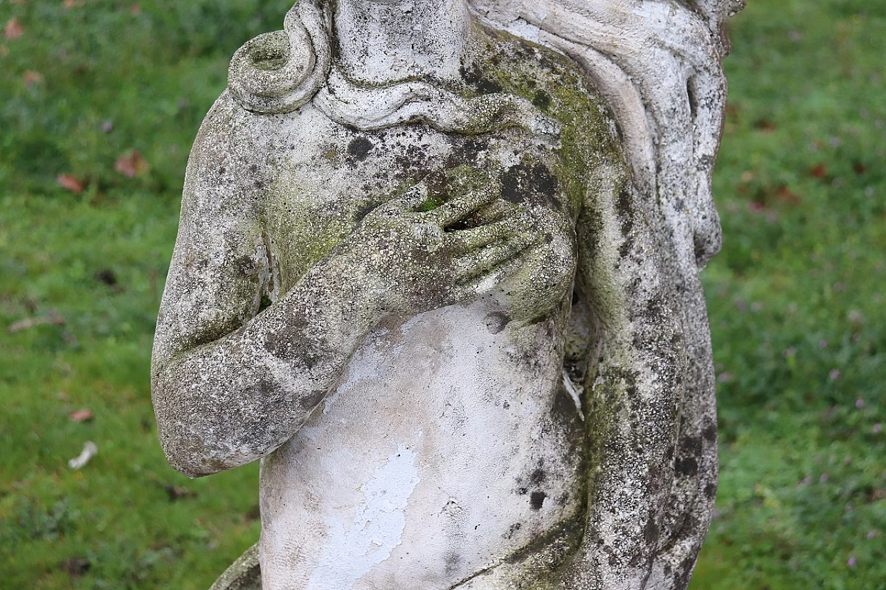 Venere, scultura in mix di cemento, marmo e pietra, anni '20 4