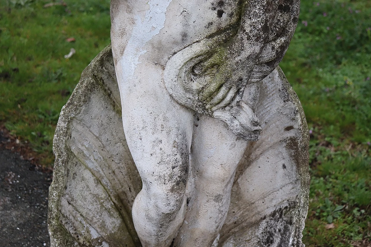 Venere, scultura in mix di cemento, marmo e pietra, anni '20 5