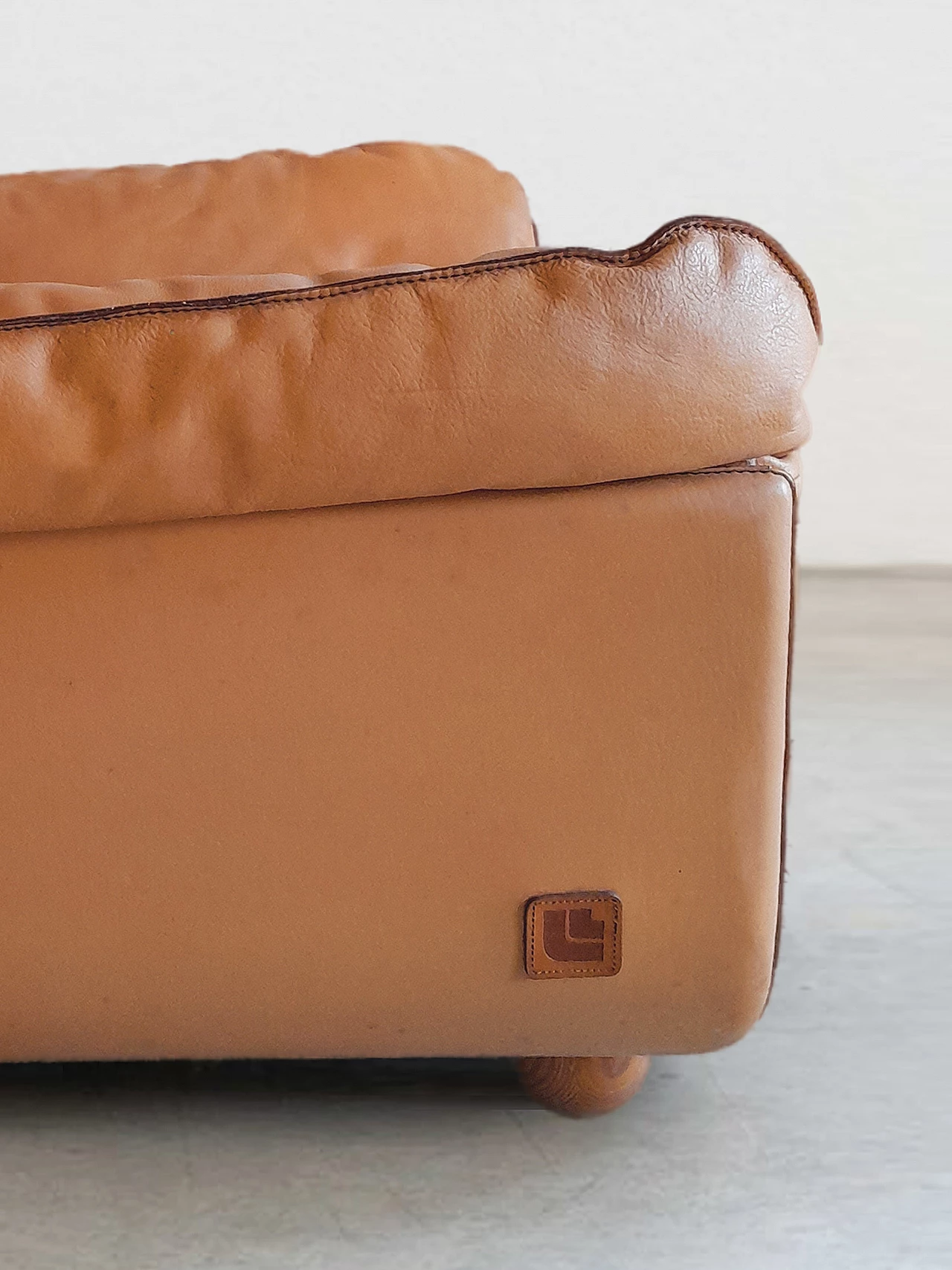 Divano e coppia di poltrone Nido di F. Nale per Lev&Lev, anni '70 3