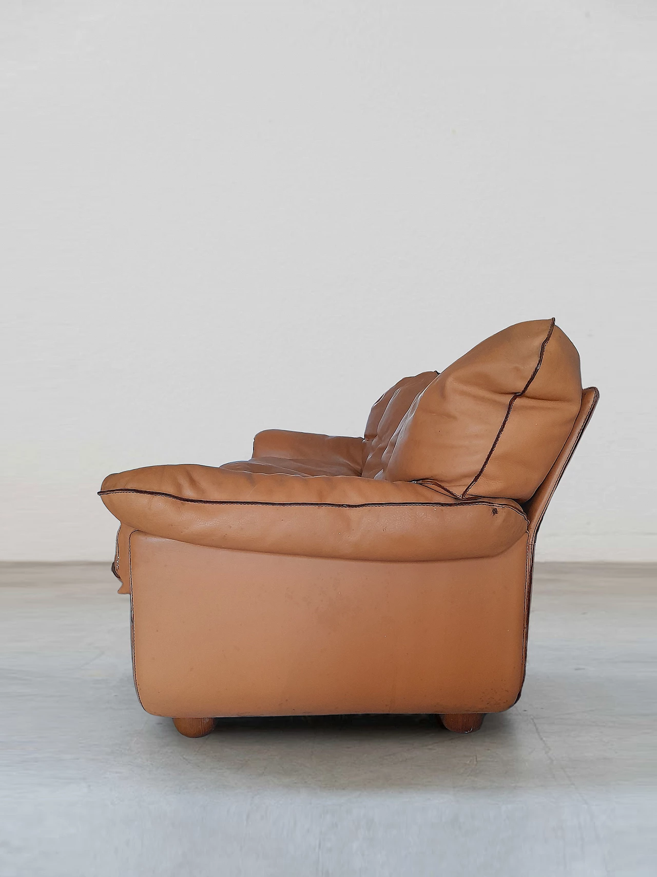 Divano e coppia di poltrone Nido di F. Nale per Lev&Lev, anni '70 6