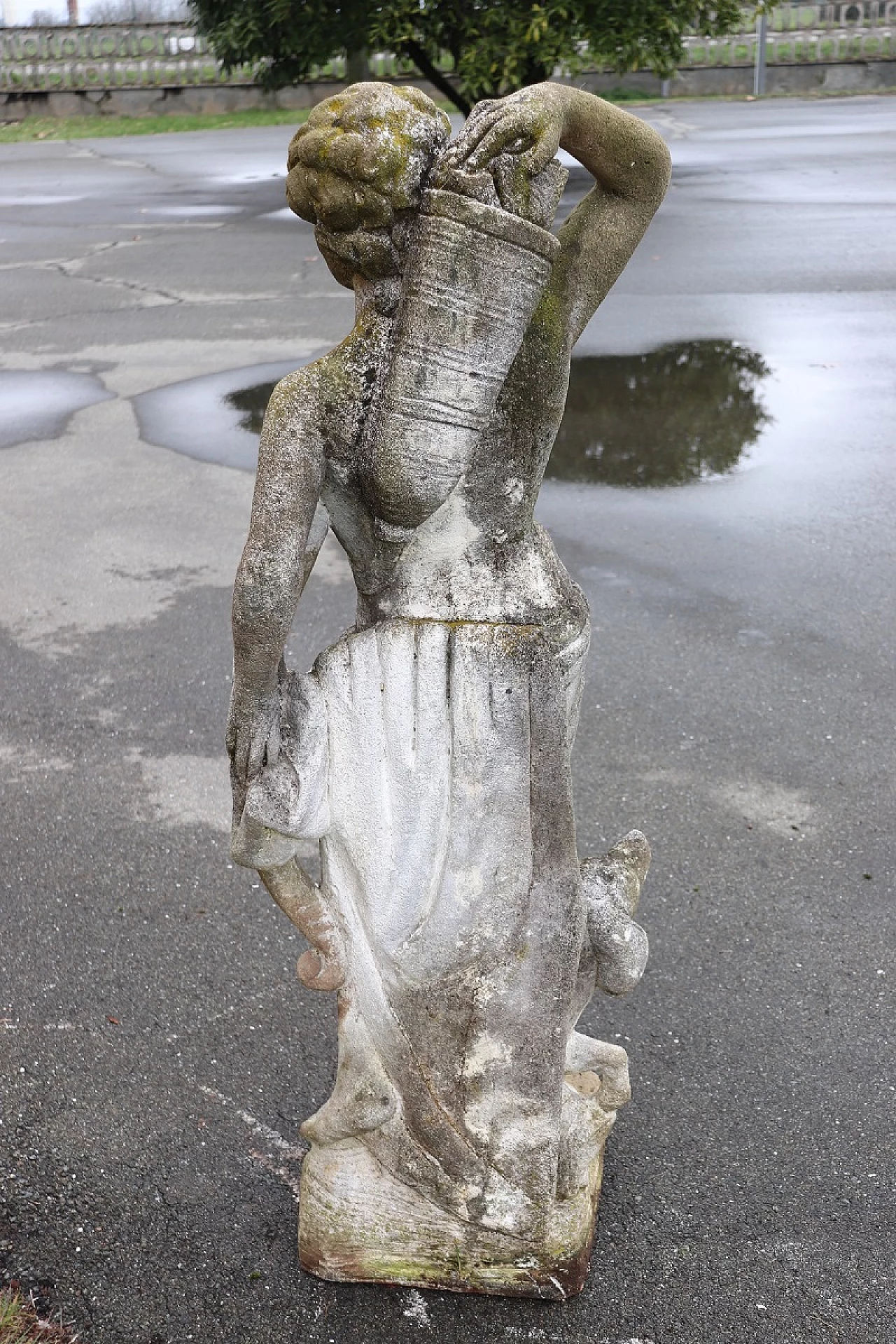 Arciere, statua in cemento, marmo e pietra, anni '20 8