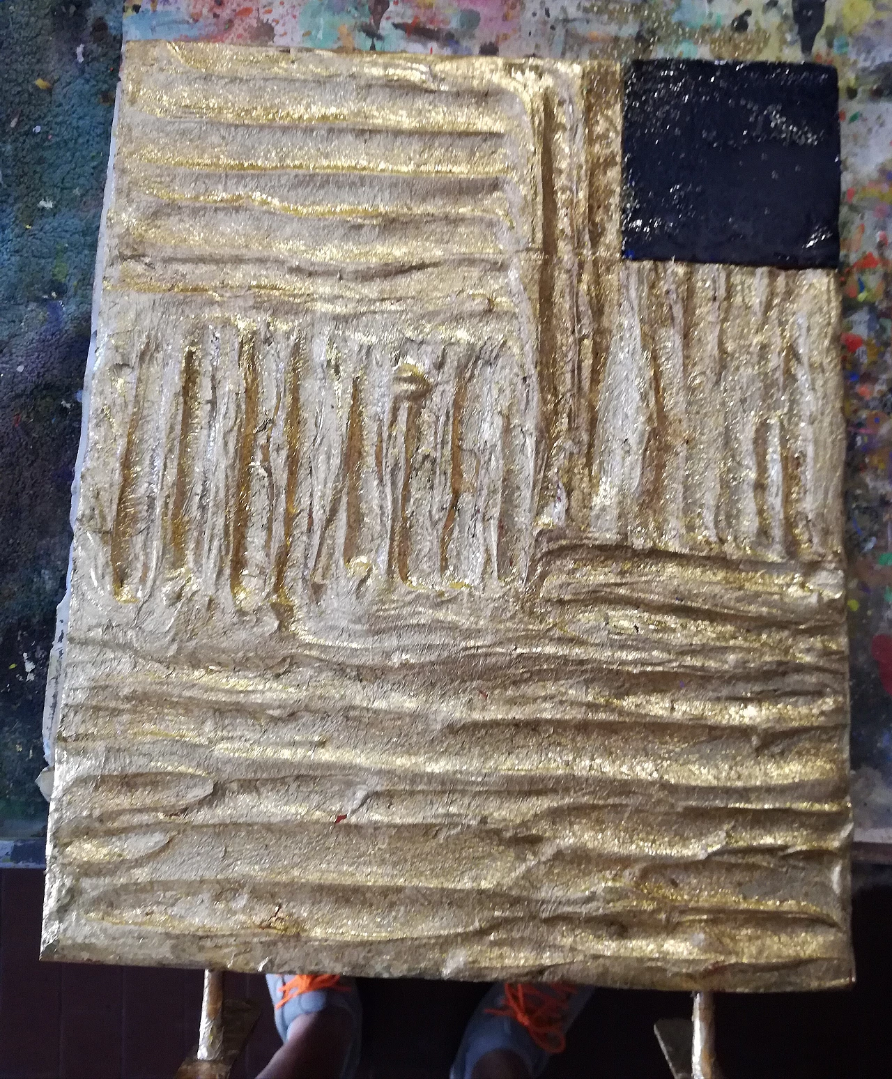 Scultura in foglia oro, 2000 1205968