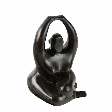 Female figure, bronze sculpture