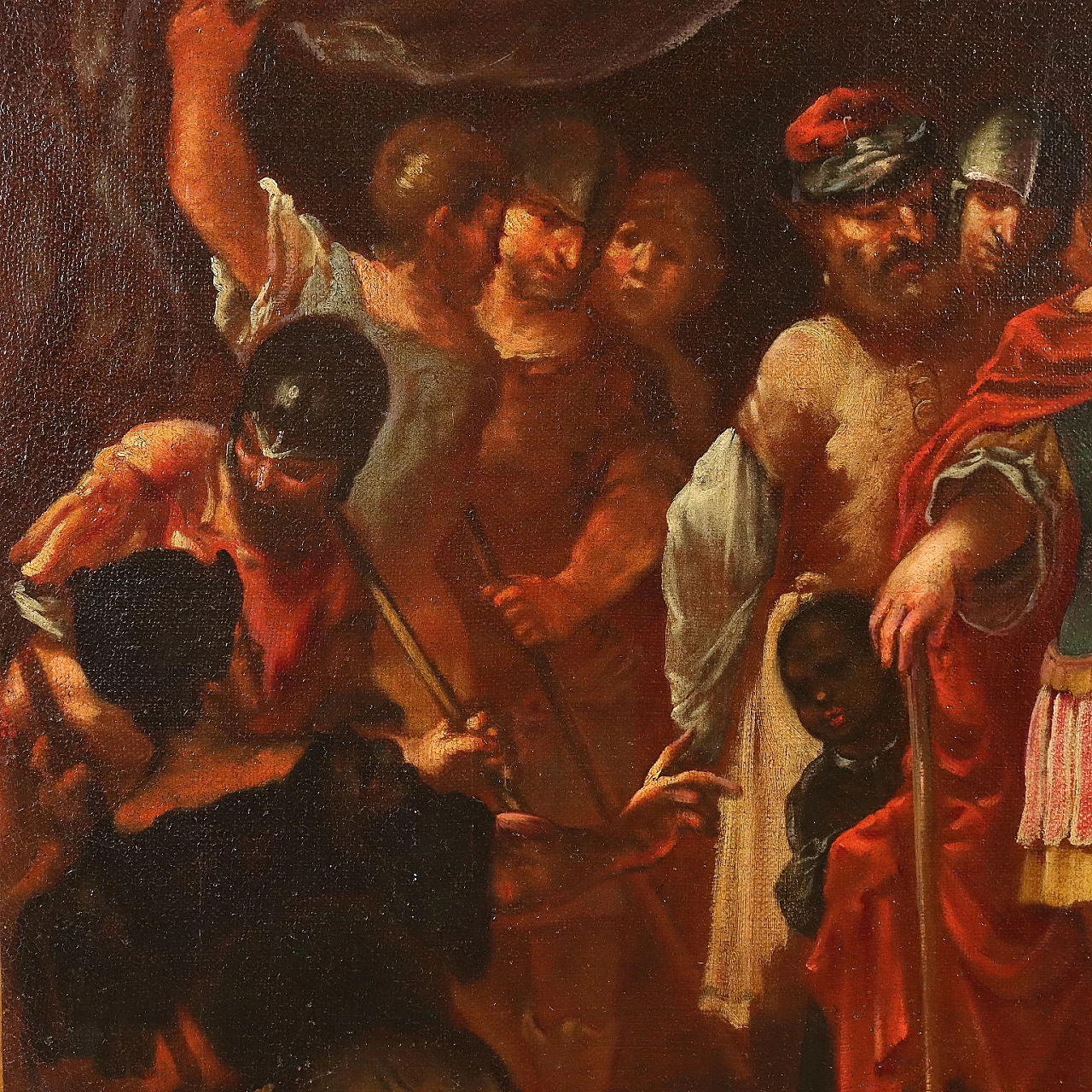 Historical subject, oil on canvas, 18th century 6