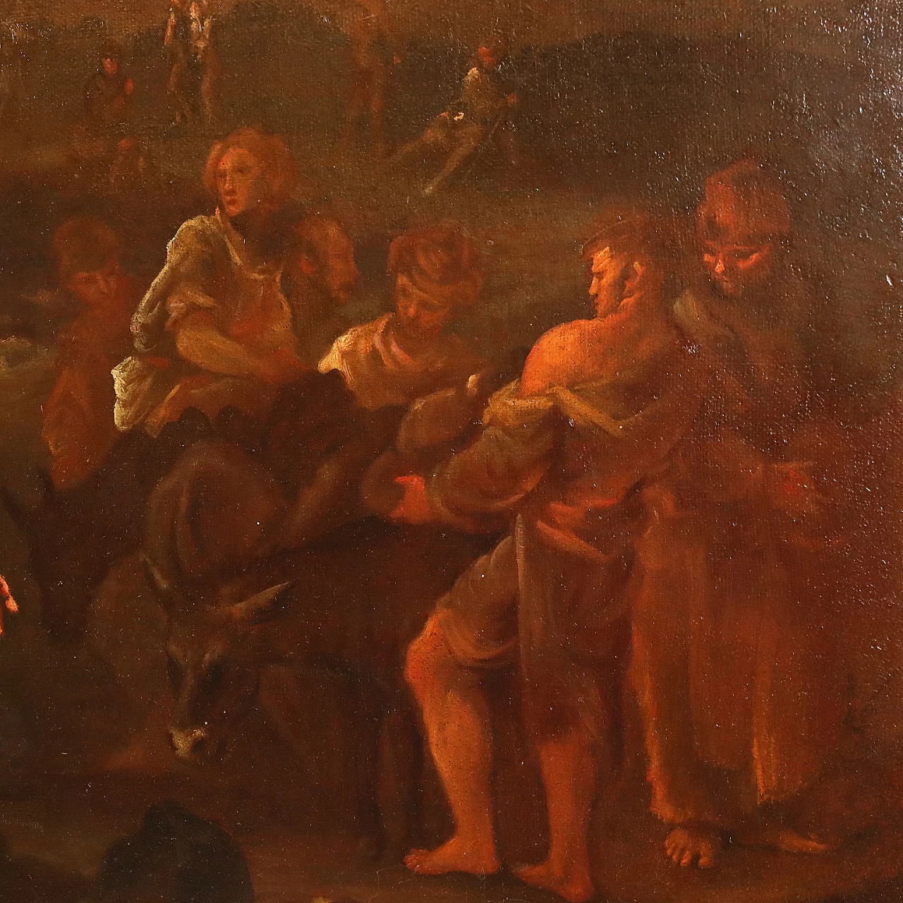 Historical subject, oil on canvas, 18th century 8