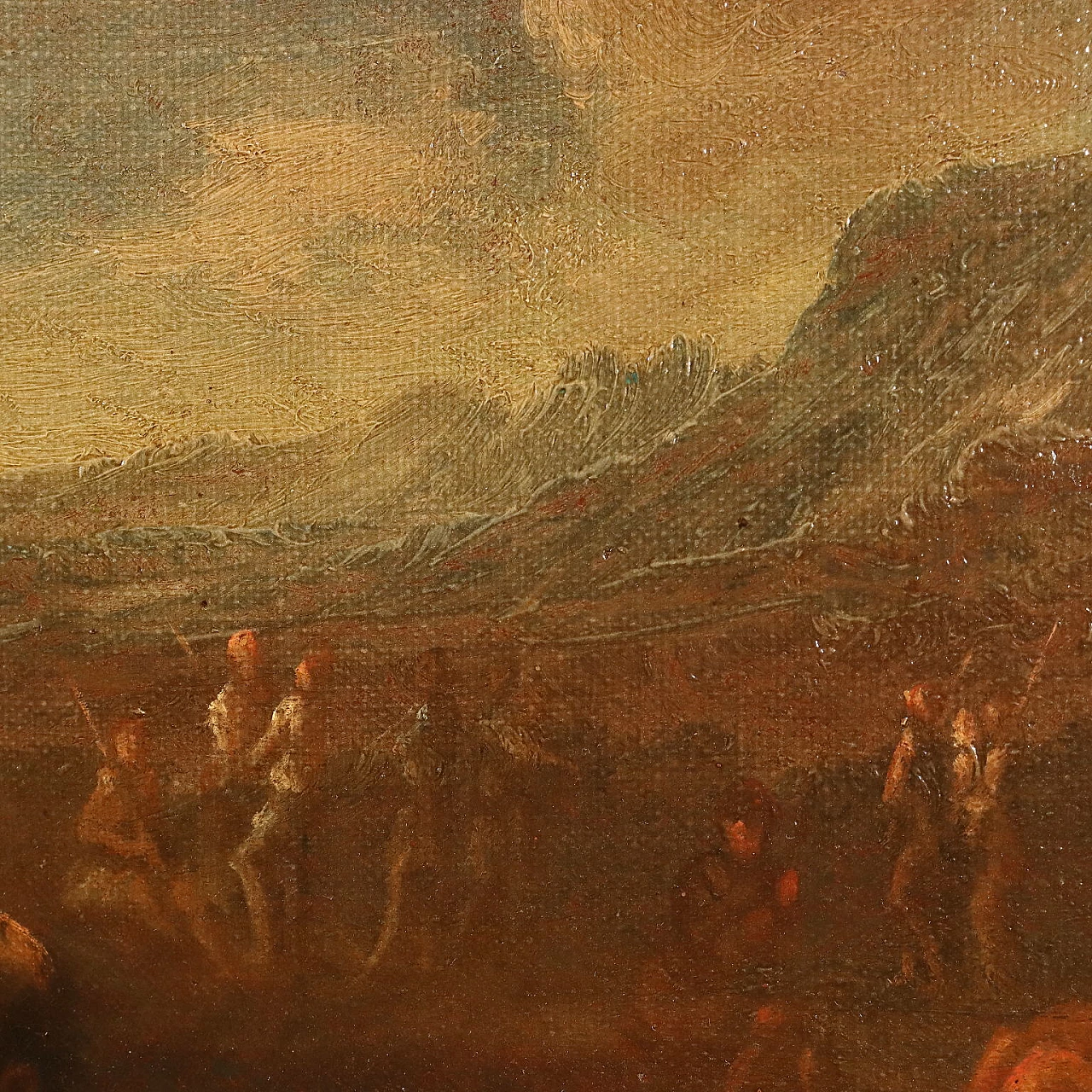 Historical subject, oil on canvas, 18th century 9