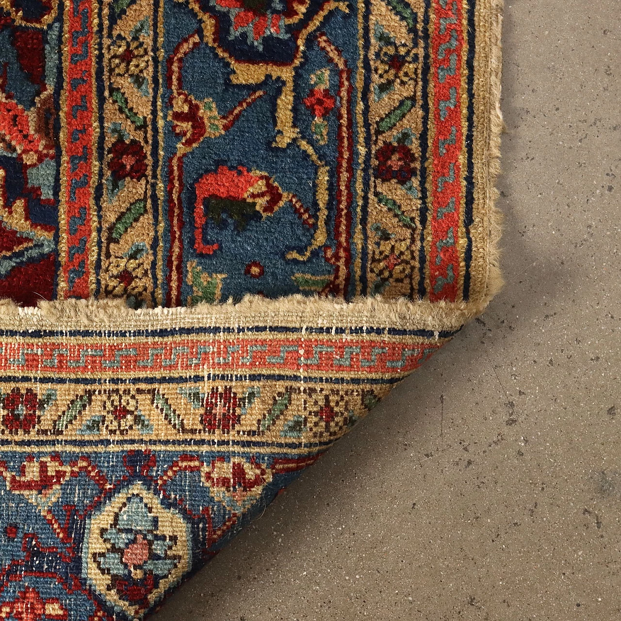 Tappeto Heriz iraniano in cotone e lana 10