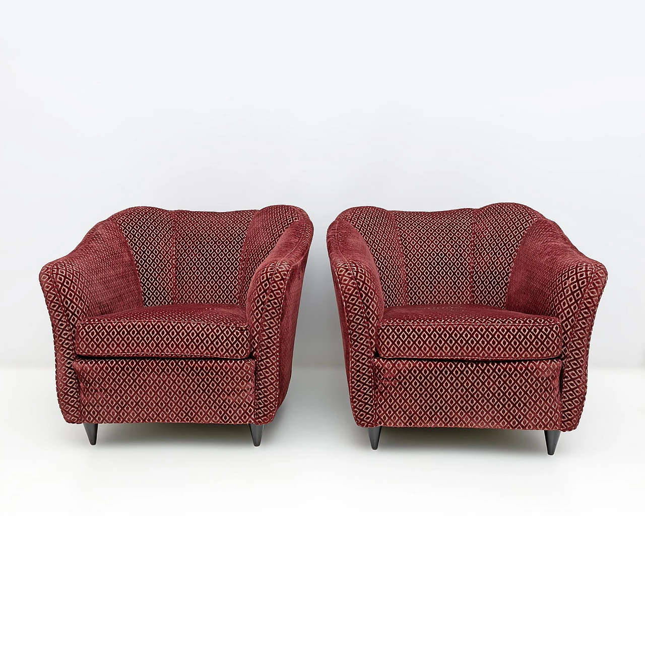 Pair of armchairs by Gio Ponti for Casa e Giardino, 1950s 2