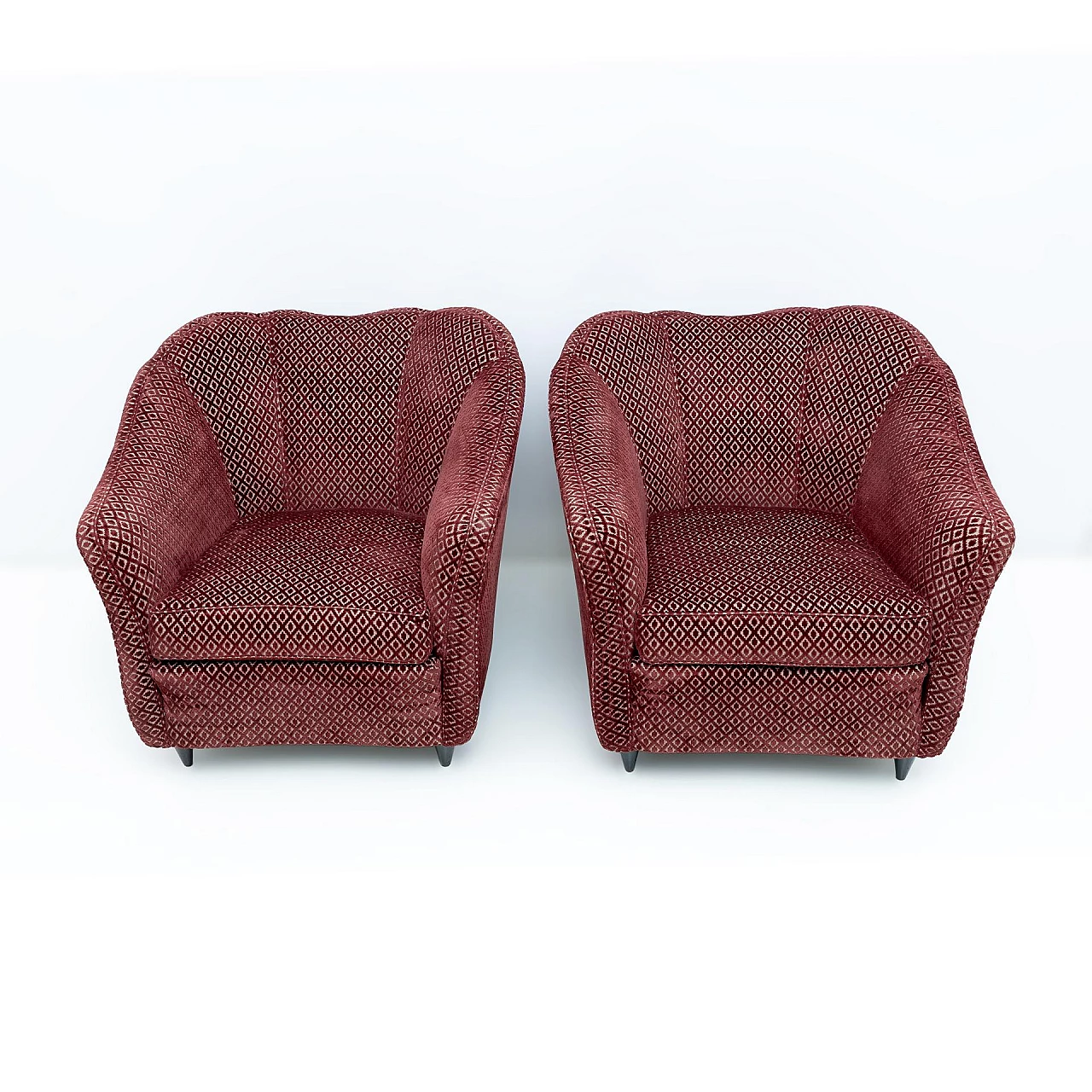 Pair of armchairs by Gio Ponti for Casa e Giardino, 1950s 3