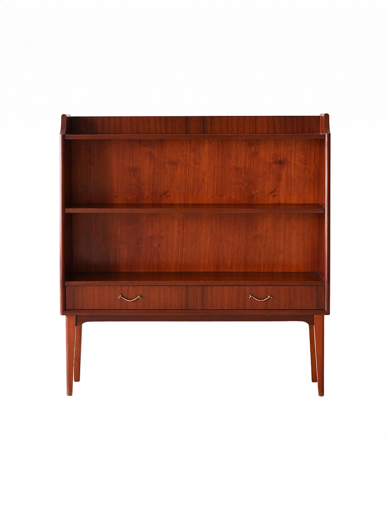 Libreria scandinava in mogano, anni '60 10