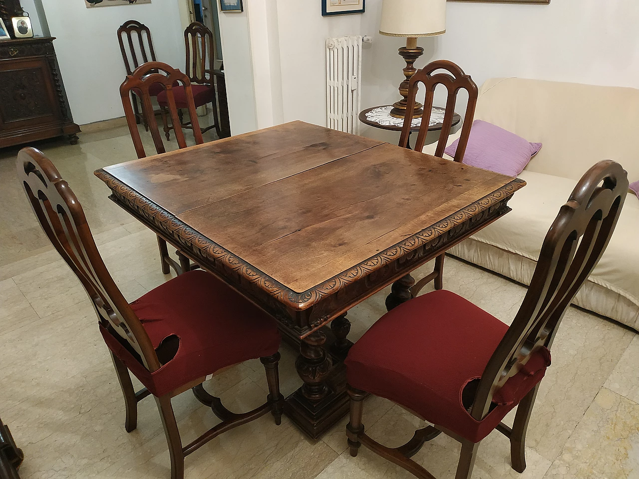 8 Sedie in noce, '800 3