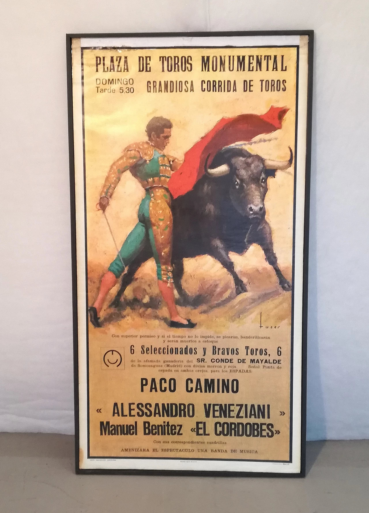 Manifesto della corrida, anni '50 1