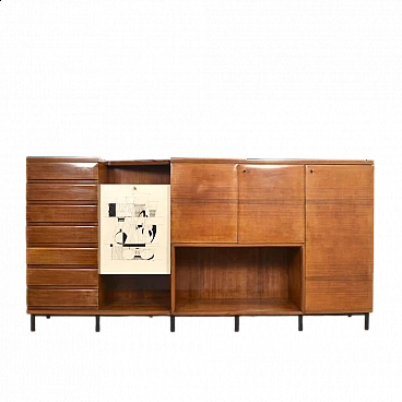 Wooden sideboard by Esposizione Permanente Mobili Cantù, 1955