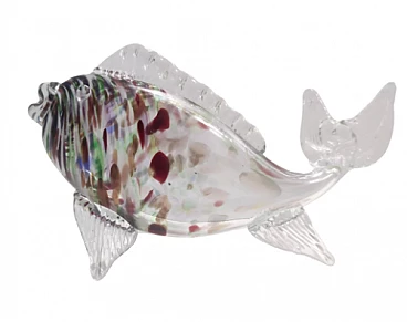 Murano glass fish by Fratelli Toso, 1950s