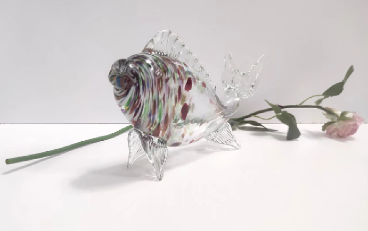 Murano glass fish by Fratelli Toso, 1950s 3
