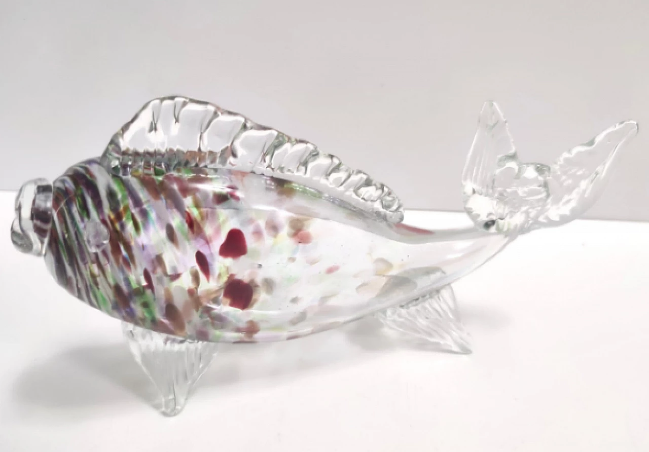 Murano glass fish by Fratelli Toso, 1950s 4