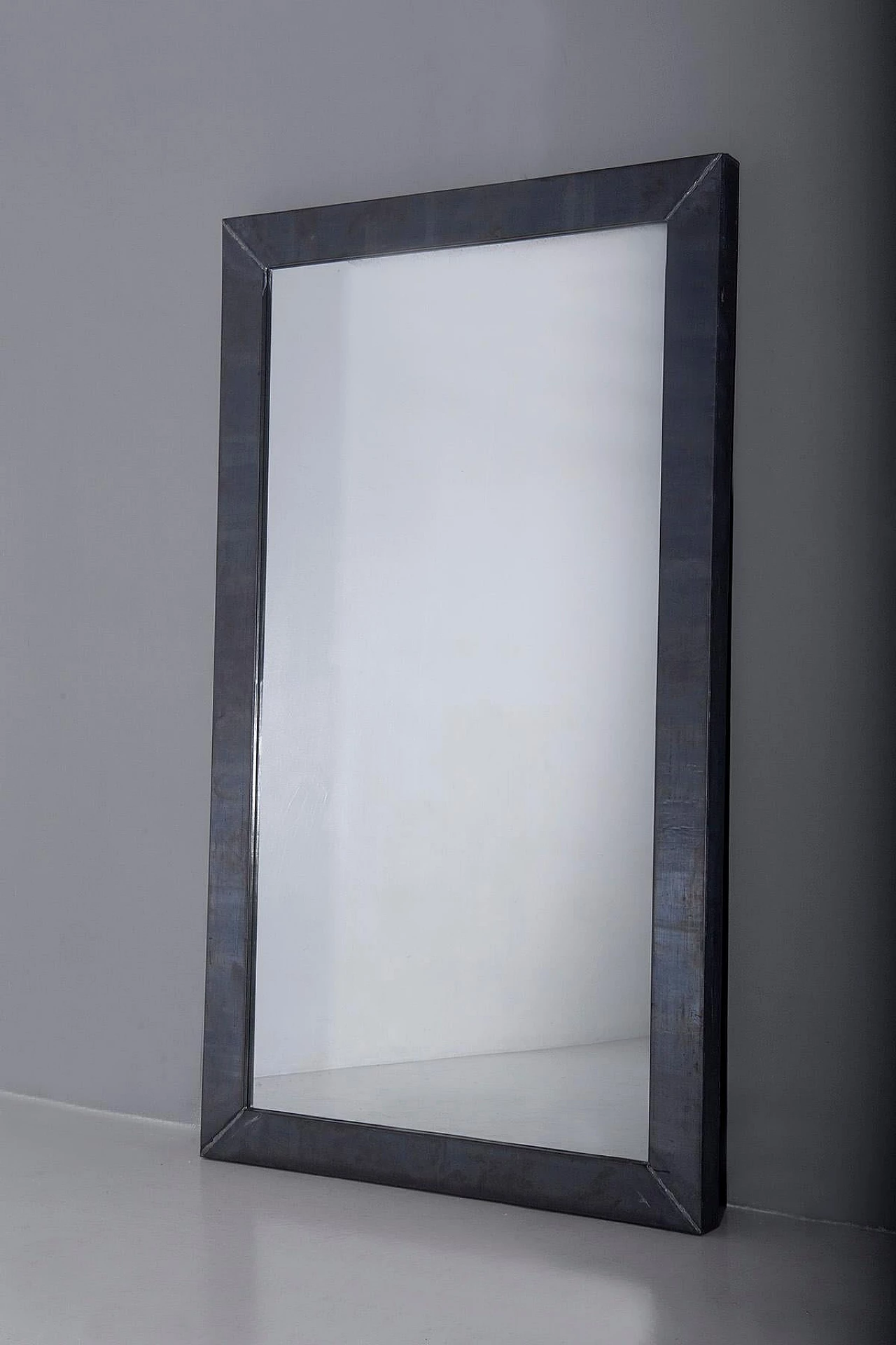 Mirror with steel frame by Fratelli Boffi 3