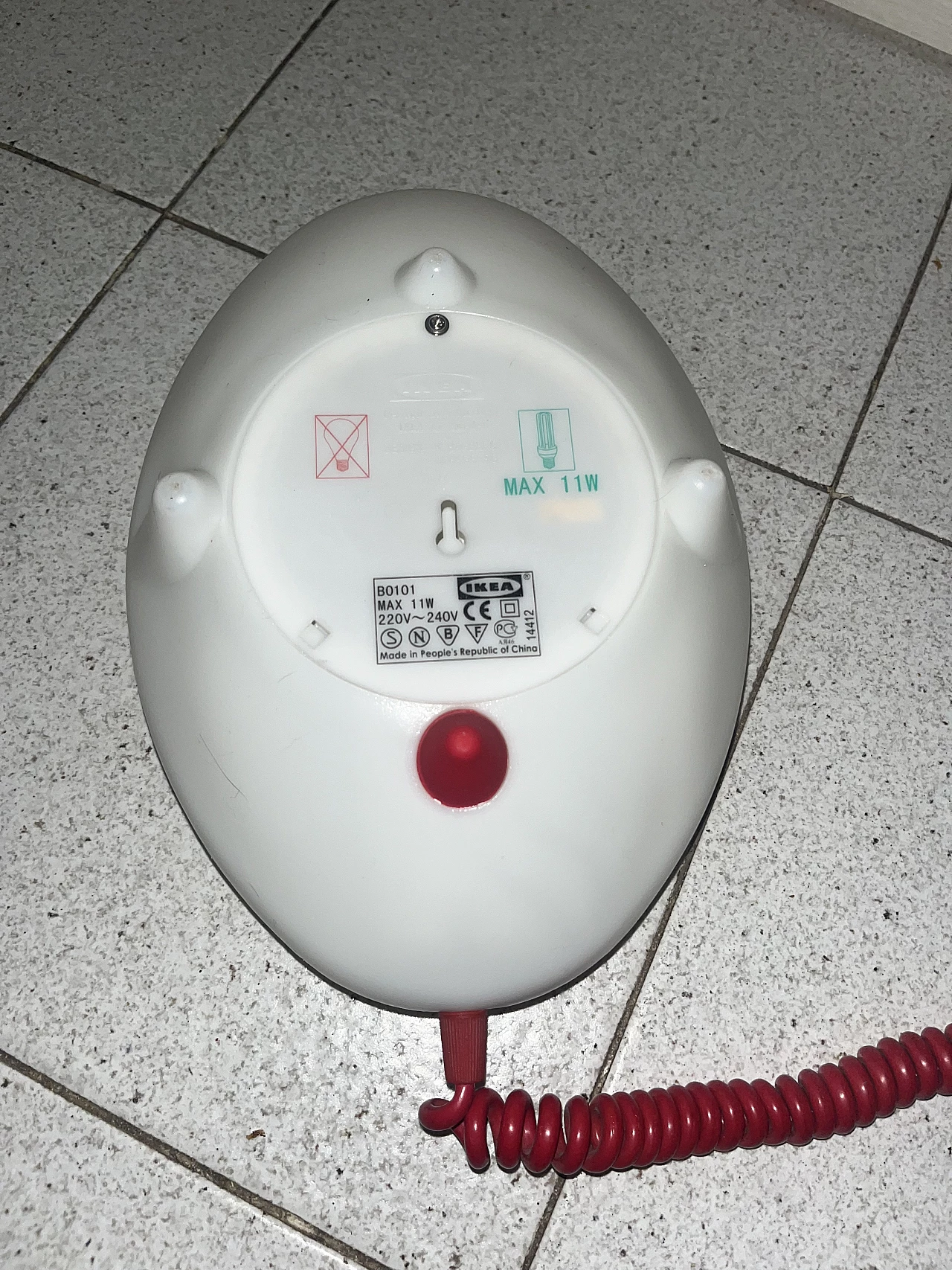 Lampada da tavolo a forma di palloncino di Ikea, anni '60 7