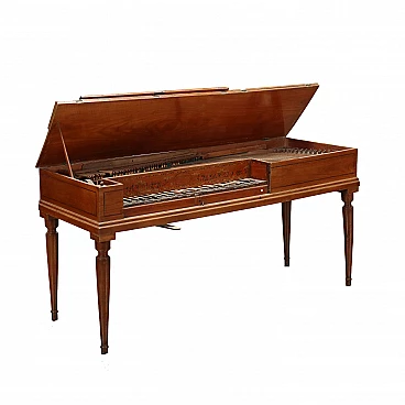 Neoclassical cherry wood spinet, 19th century