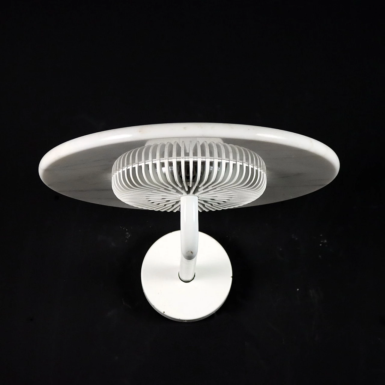 Aureola metal and marble ceiling lamp by Cini&Nils, 1990s 2