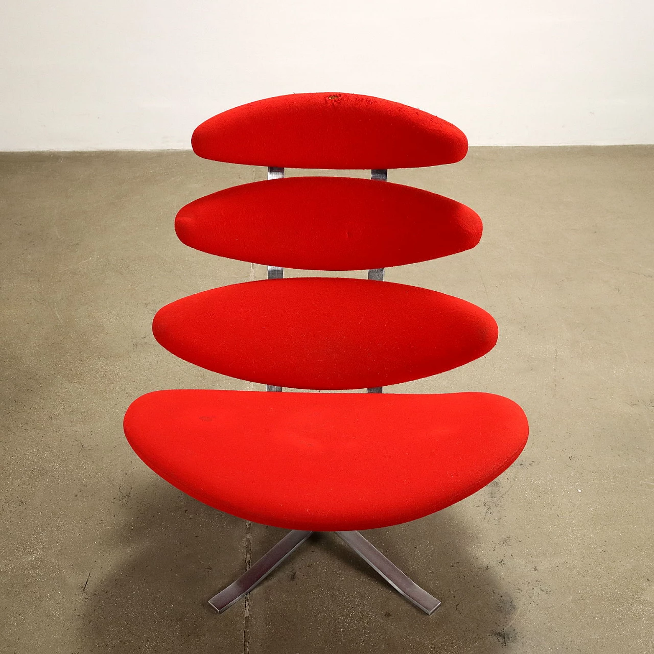 Armchair and footrest by Poul Volther for Erik Jørgensen, 1990s 3