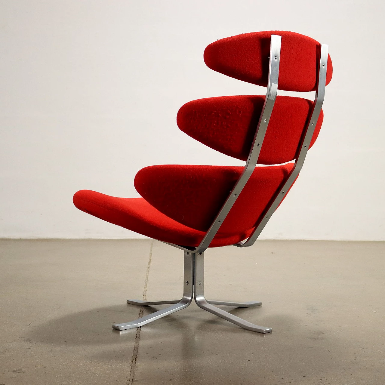 Armchair and footrest by Poul Volther for Erik Jørgensen, 1990s 10