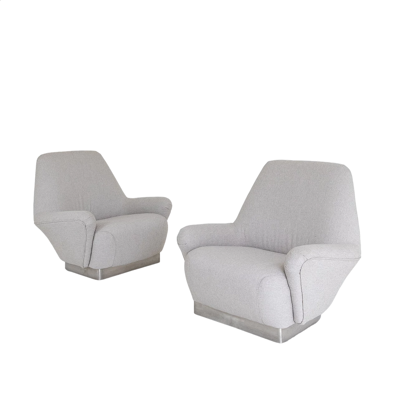 Pair of armchairs by Gianni Moscatelli for Formanova, 1960s 13