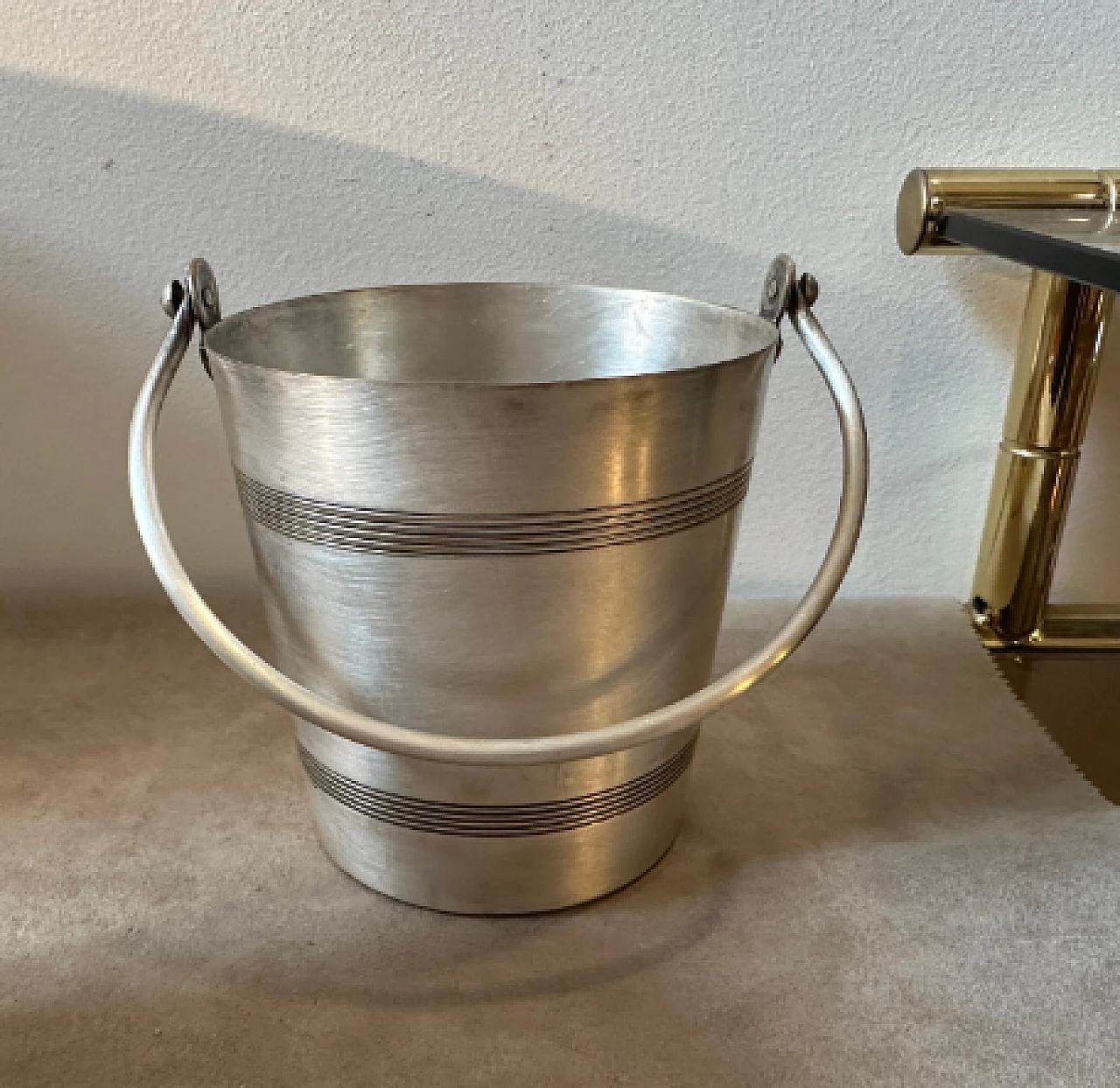 Pair of ice buckets and wine cooler by Reneka, 1930s 3