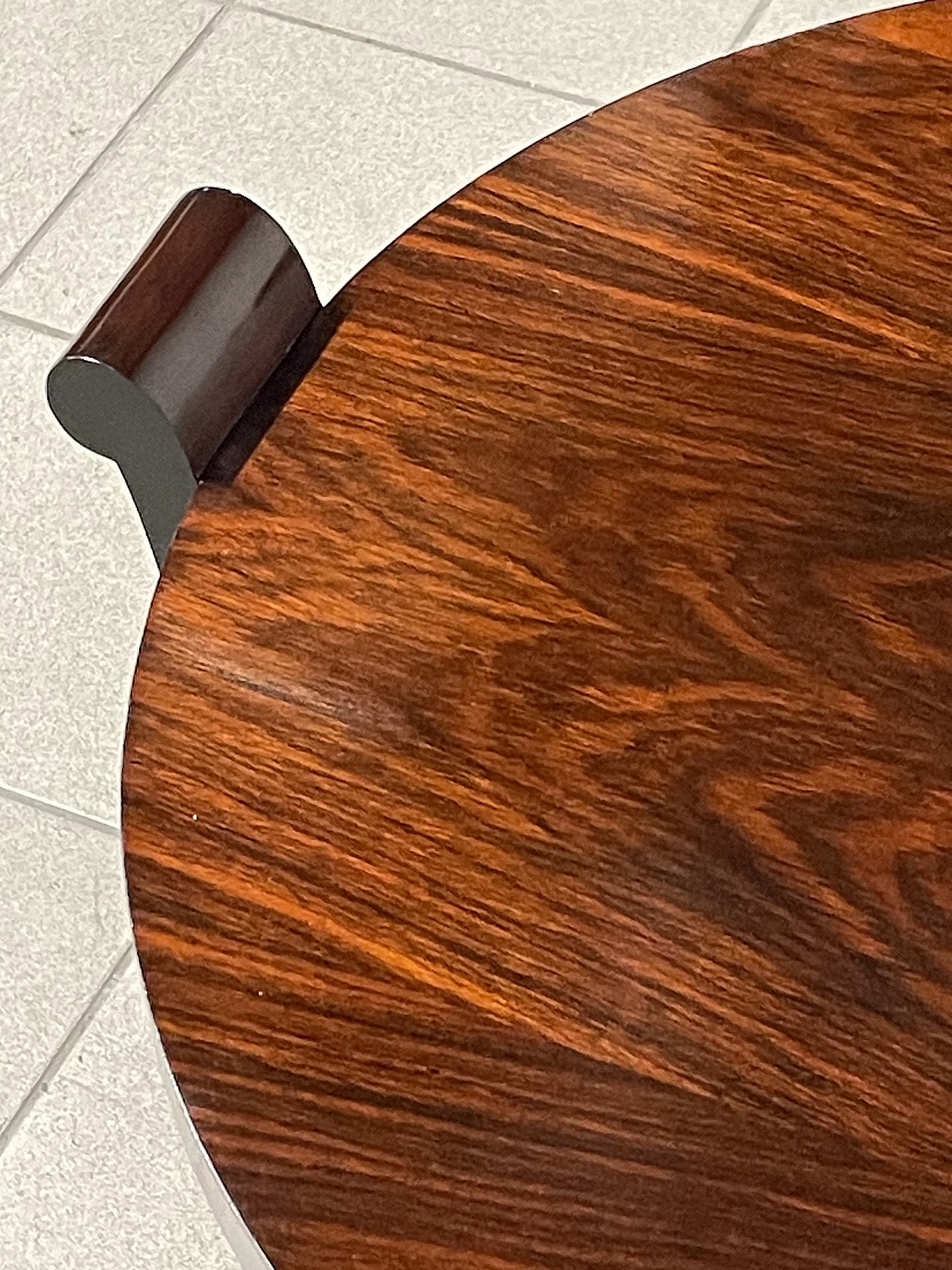 Round coffee table in rosewood, 1930s 13