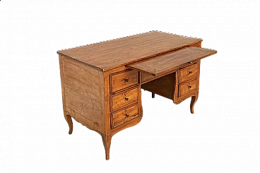 Solid walnut writing desk, 18th century