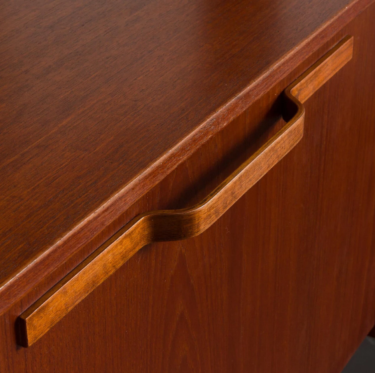 Two-bay teak and brass bookcase by Ico Parisi, 1960s 22