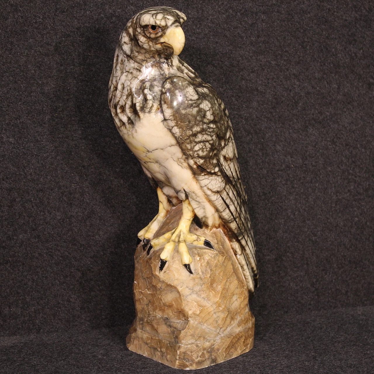 Alabaster sculpture of an eagle, 1940s 1