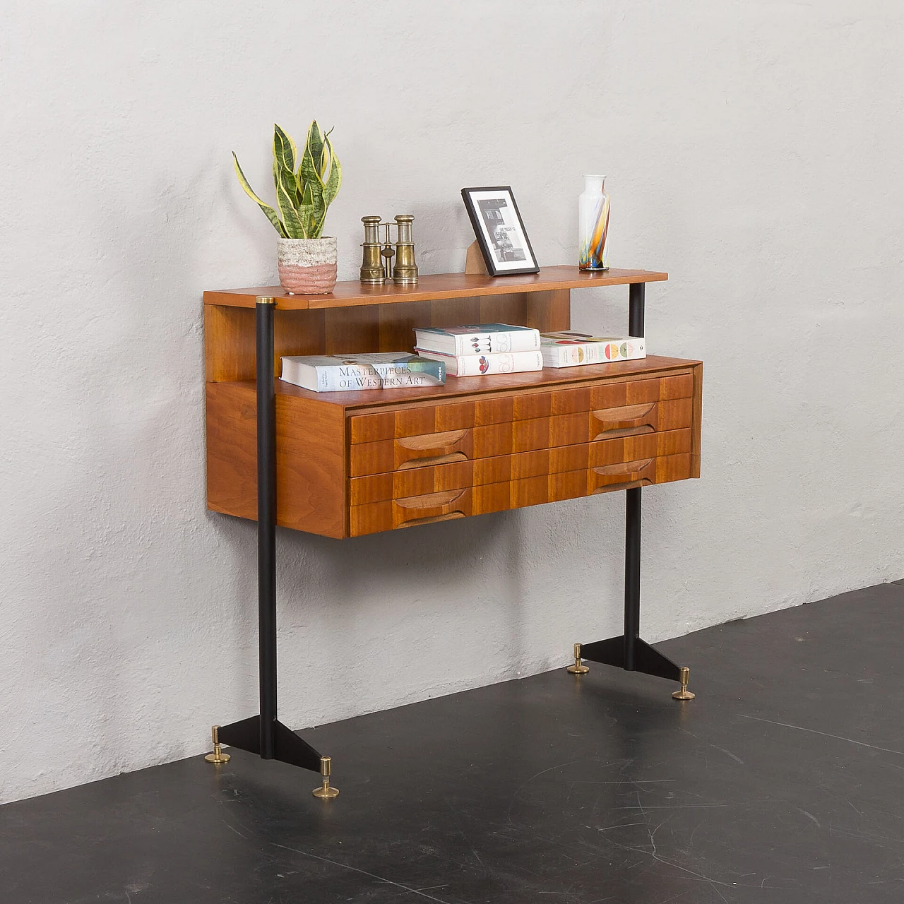 Console with drawers in the style of Carlo De Carli, 1960s 2
