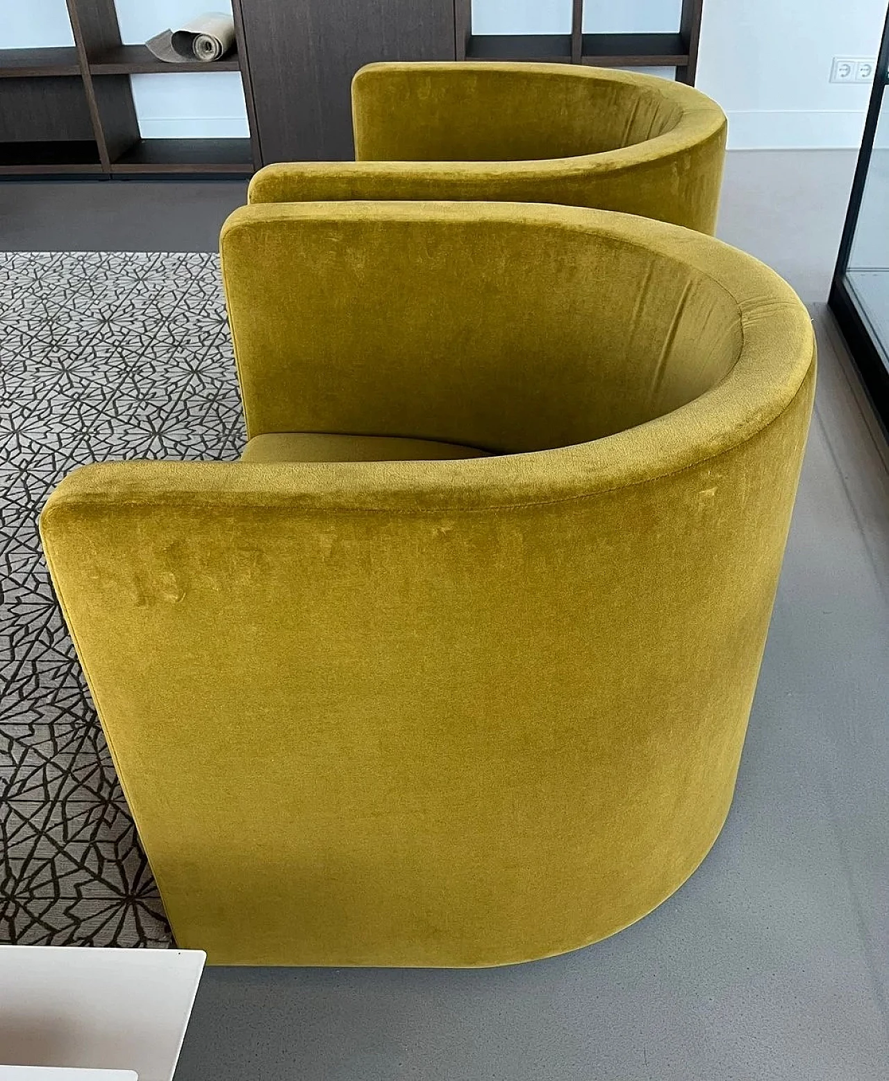 Pair of Confidential armchairs by Piero Lissoni for Living Divani 7