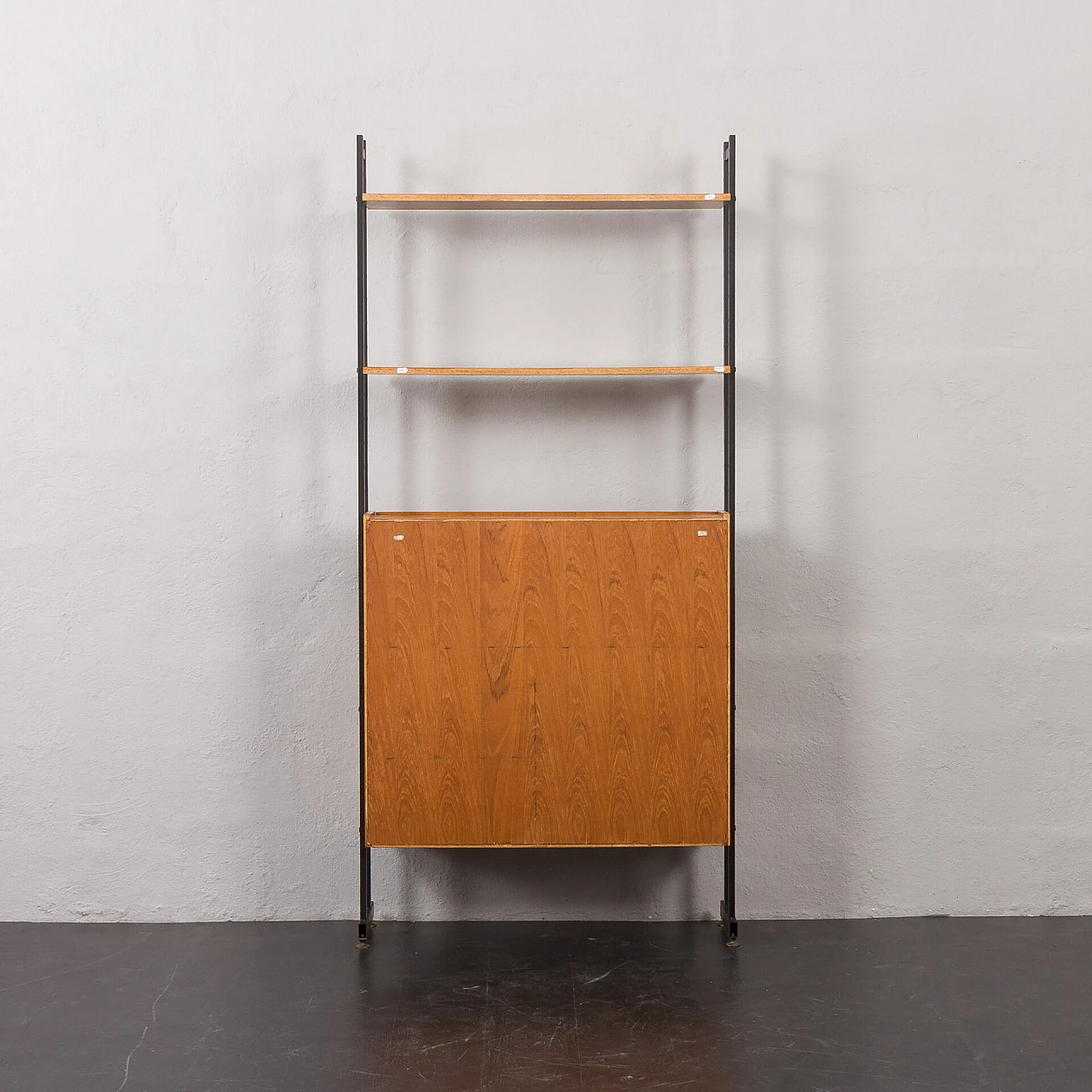 Libreria con scrittoio in teak nello stile di Vittorio Dassi, anni '60 18