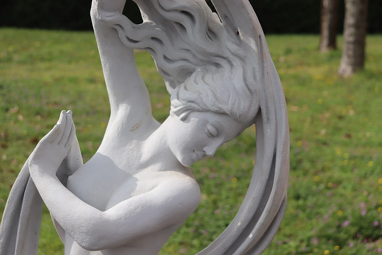 Dancing Venus, statue in Carrara marble powder, 1990s 2