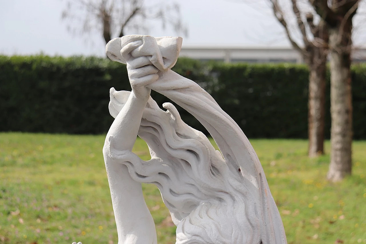 Dancing Venus, statue in Carrara marble powder, 1990s 3